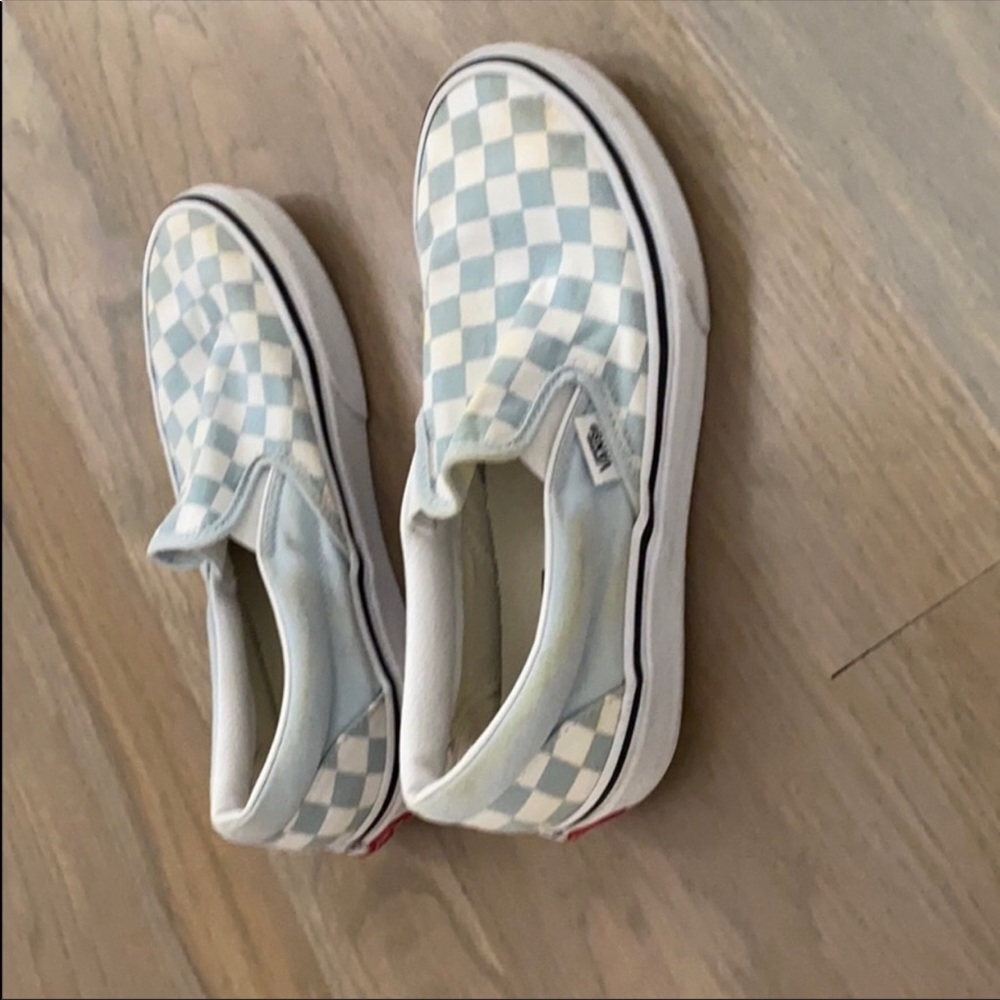 Slip on vans size 7 W